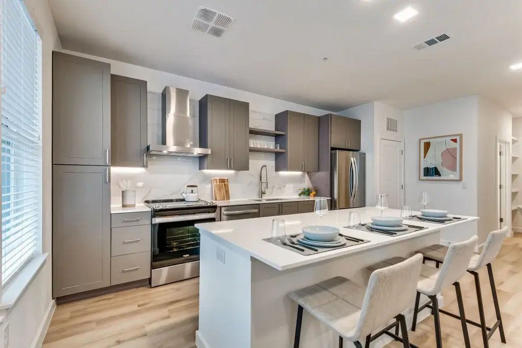 hazel by the galleria dallas kitchen dining