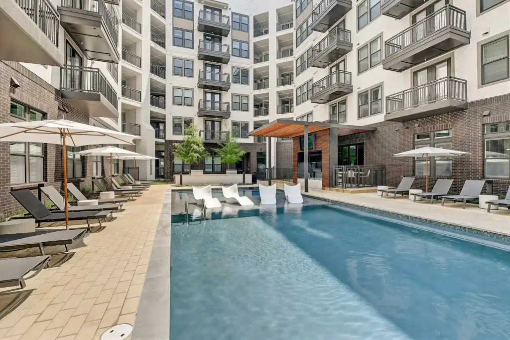 hazel by the galleria dallas pool